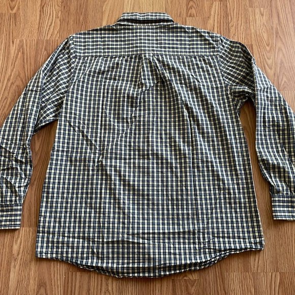 Chaps Men Casual Shirt Long Sleeve Collared Button Down Front Pocket Size M - Picture 2 of 8